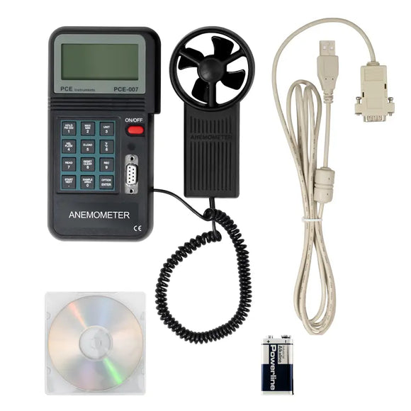 Air Velocity / Temperature Data Logger PCE-007