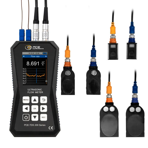 Ultrasonic Flow Meter PCE-TDS 200 (DN15–100, DN50–700, DN300–6000)