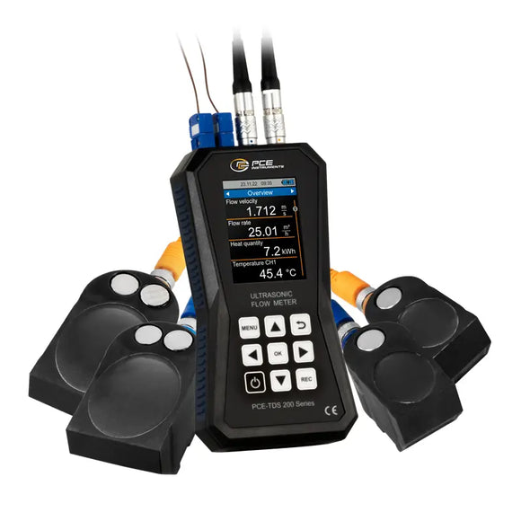 Ultrasonic Flow Meter PCE-TDS 200 (DN15–100, DN50–700, DN300–6000)