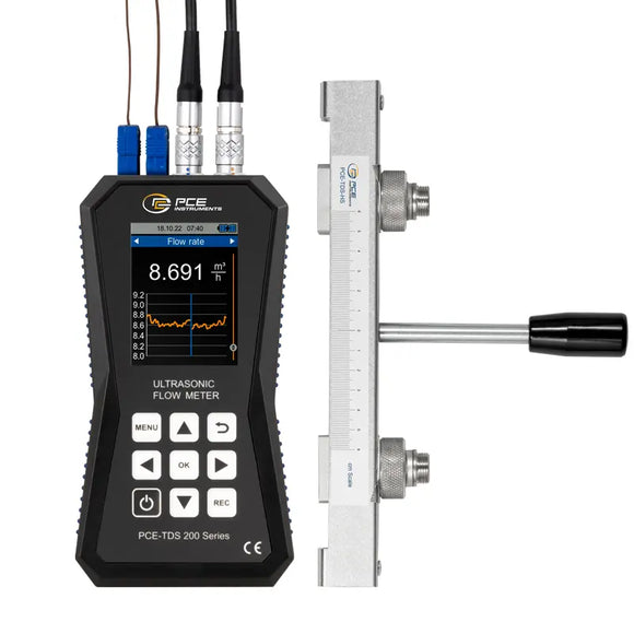 Ultrasonic Flow Meter Rail Mount PCE-TDS 200 (DN15–100, DN50–700)