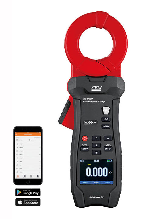 Clamp-On Earth Resistance & Leakage Tester CEM DT-9399
