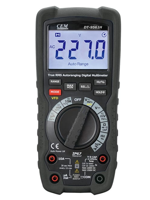1500V Solar PV True-RMS Multimeter CEM DT-9561H