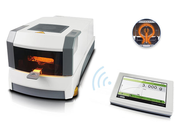 Rechargeable Halogen Moisture Analyzer 110g–210g TMS Series (Advanced)
