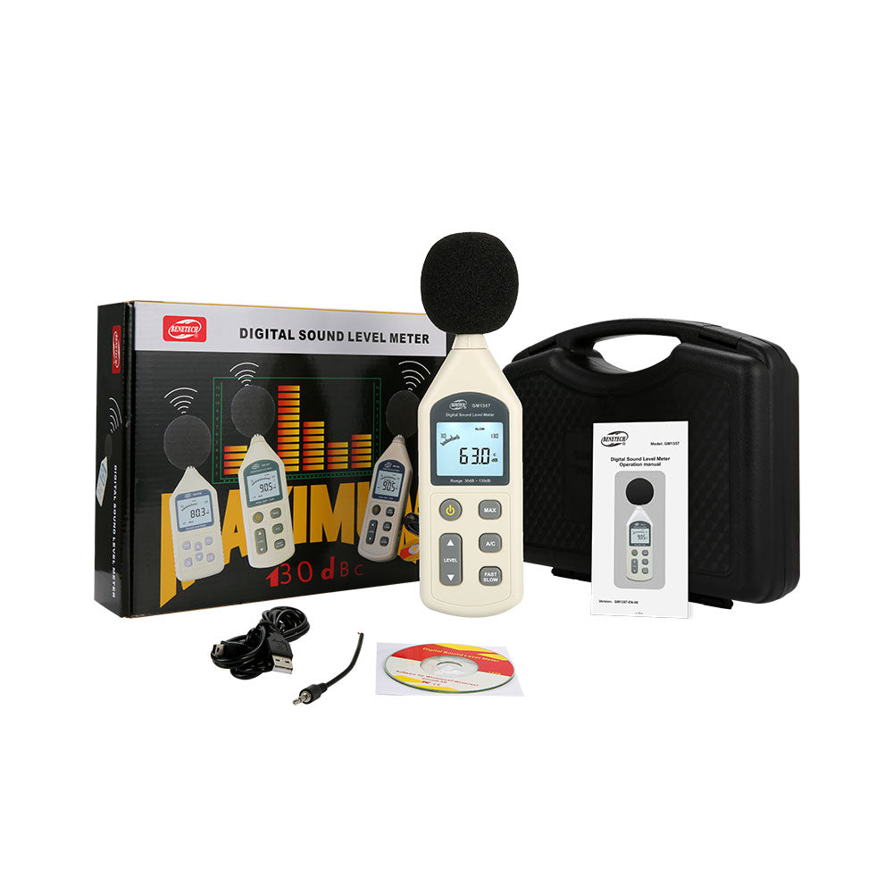 Digital Sound Level Meter | Noise & Decibel Tester – M1357