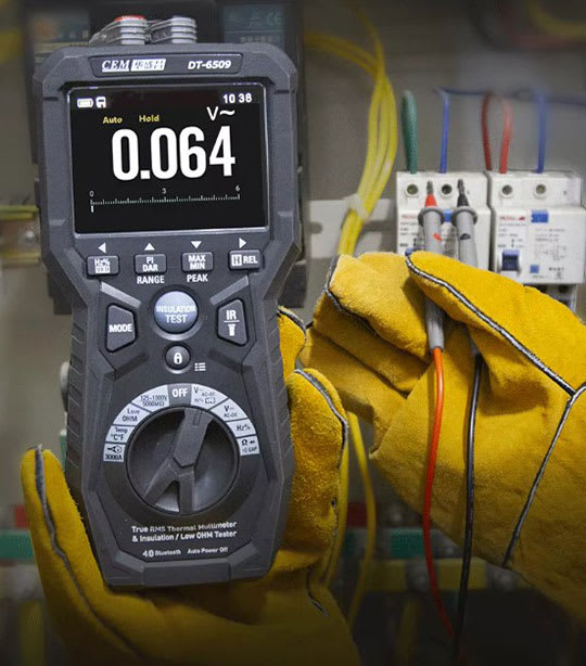 Thermal Imaging Insulation Tester & Multimeter CEM DT-6509