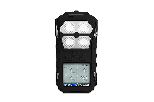 Portable Multi-Gas Detector | O?, CO, H?S & Combustible Gas Analyzer – E4000
