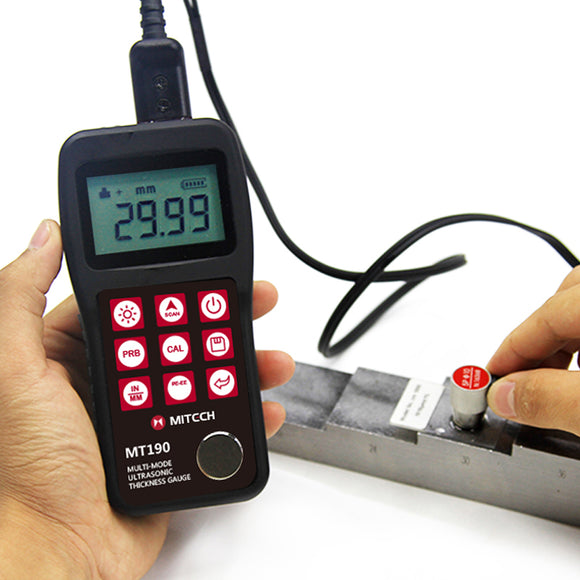 MT190 Ultrasonic Thickness Gauge – Pulse Echo & Echo-Echo Modes MT190