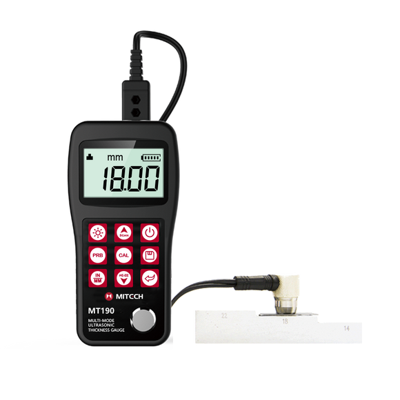 MT190 Ultrasonic Thickness Gauge – Pulse Echo & Echo-Echo Modes MT190