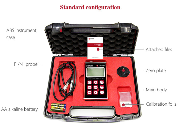 Mitech F1 Coating Thickness Probe for MCT200 - 0