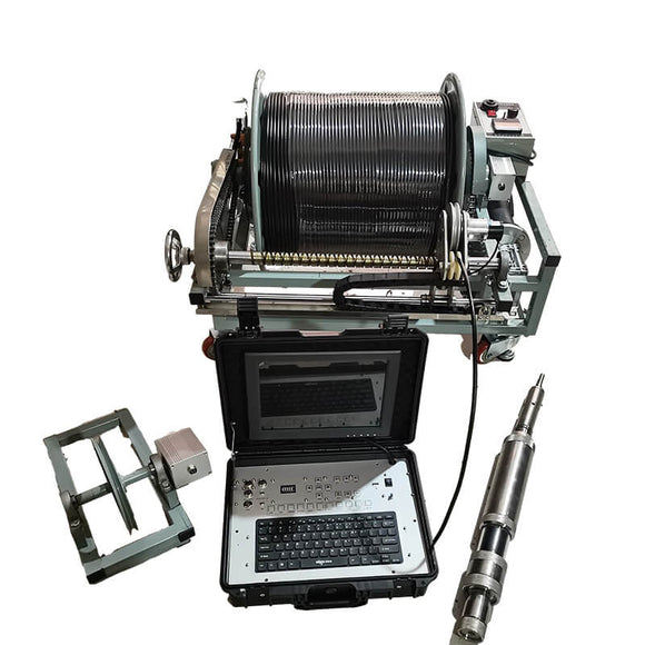 Borehole Inspection Camera with 100m–1500m Cable | Dual 360° Cameras, Manual/Electric/Auto Winch Options