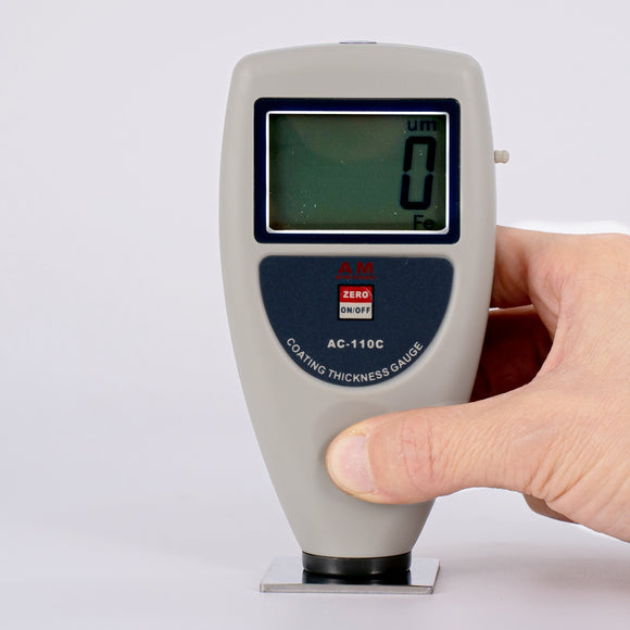 Coating Thickness Gauge | Digital Paint & Plating Thickness Meter – 110C