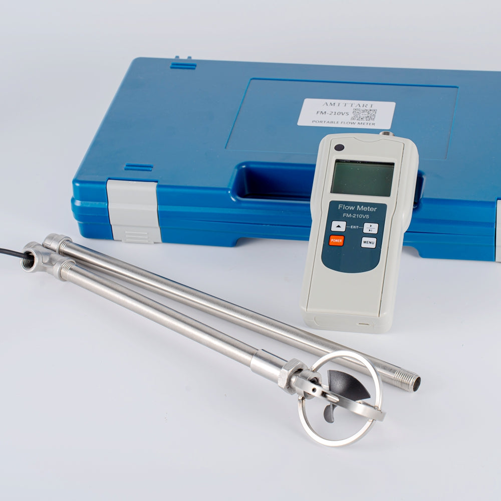 Flow Meter | Portable Ultrasonic Flow Measurement Device – FM-210V5 ...