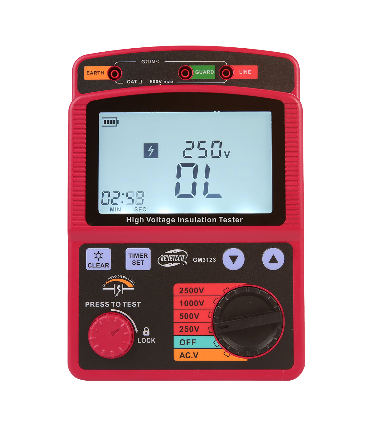 High Voltage Insulation Tester GM3123