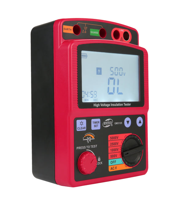 High Voltage Insulation Tester | Megohmmeter – GM3125