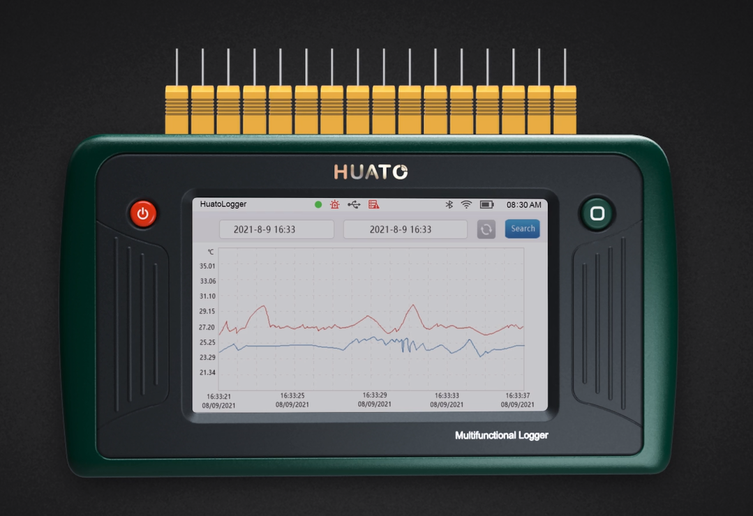 Portable Multi-Channel Thermocouple Data Logger | 8, 12 & 16 Channels with LAN, USB & SD Storage S1500 Series