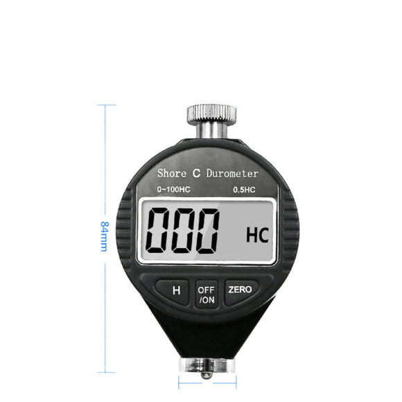 Digital Shore C Durometer | Hardness Tester for Soft Materials – (0–100 HC)