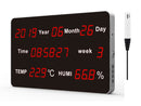 Large LED Temperature & Humidity Display | Wall-Mounted Environmental Transmitter – HE-Series-4