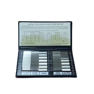 30 Piece Specimen Comparator & Roughness