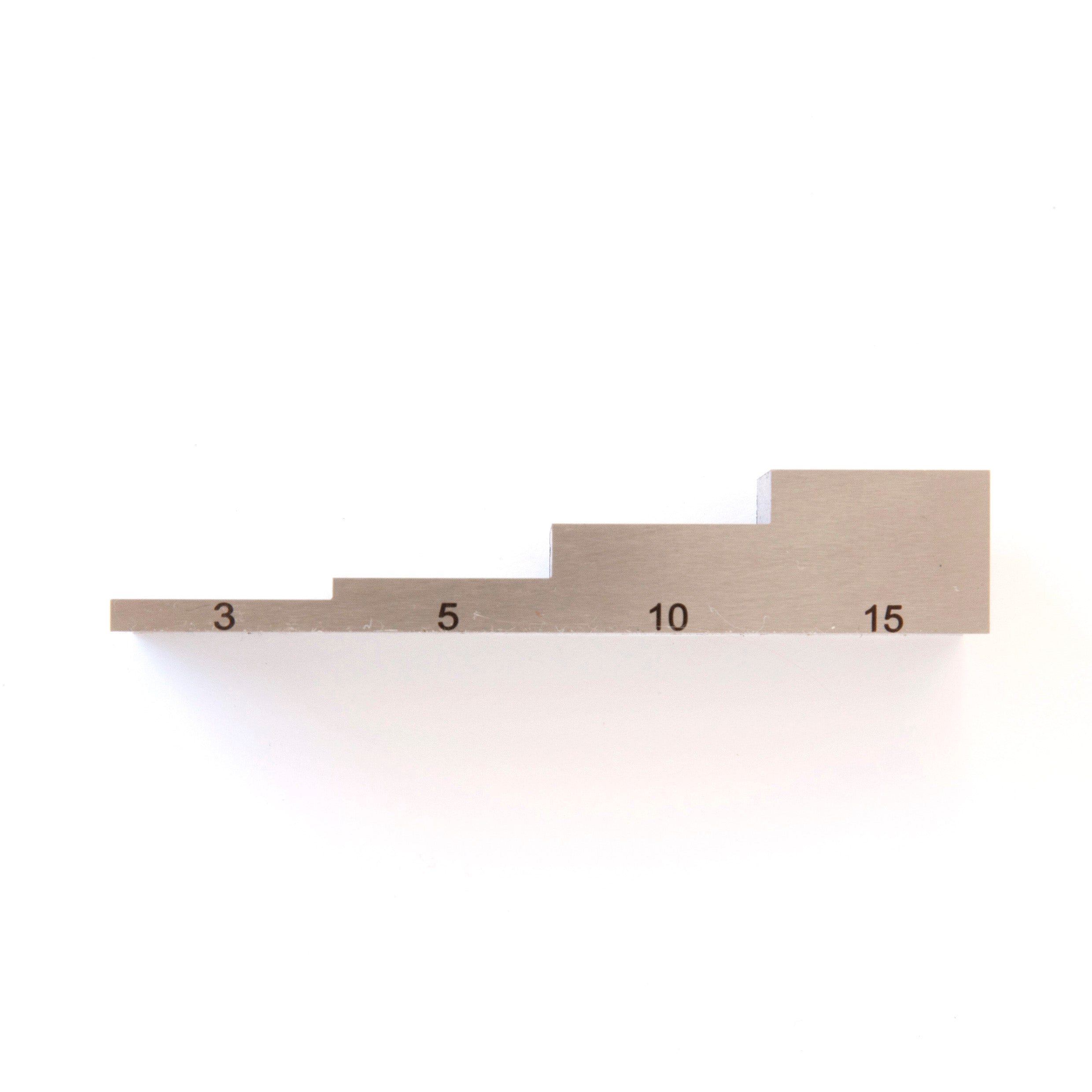 Ultrasonic Calibration Block Step Wedge 3-15mm