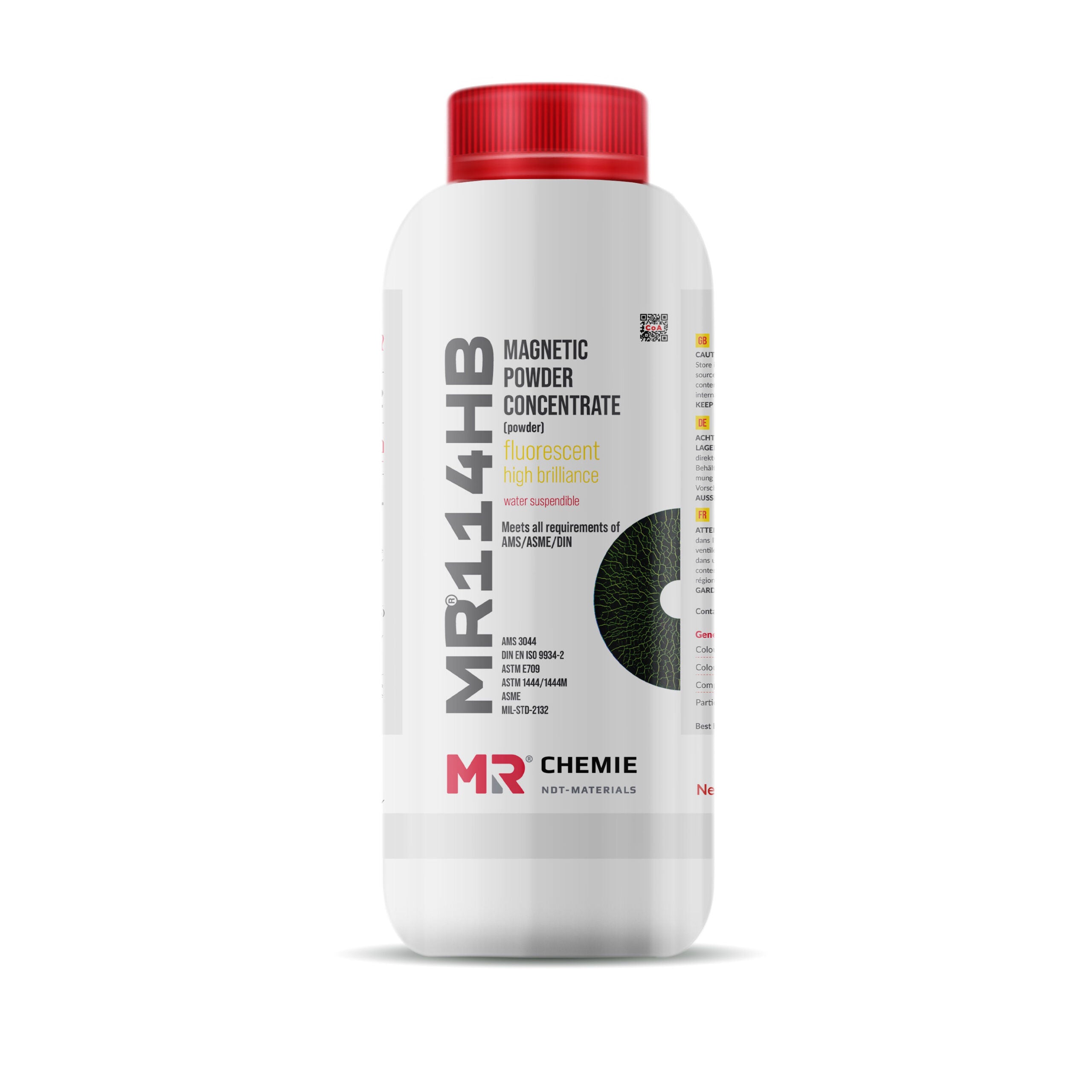 Magnetic Particle Testing (MPI) – Wet Fluorescent Powder | Water-Based Composition 1kg MR114HB