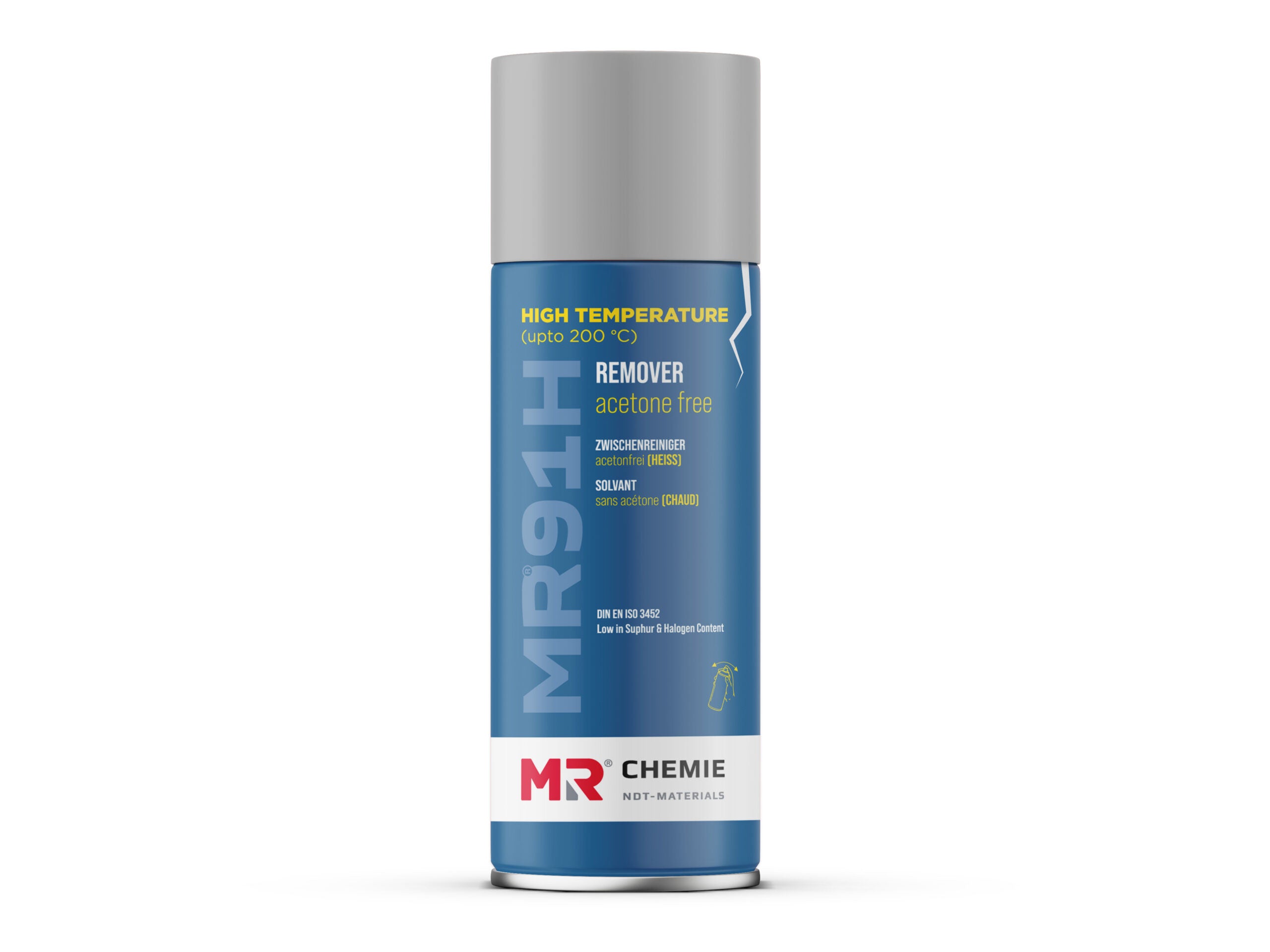 Penetrant Testing – High Temperature Remover (200°C) | Dual Method Solvent & Water, Visible & Fluorescent MR91H