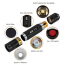UV LED Flashlight | Rechargeable Inspection Torch MR96B-4