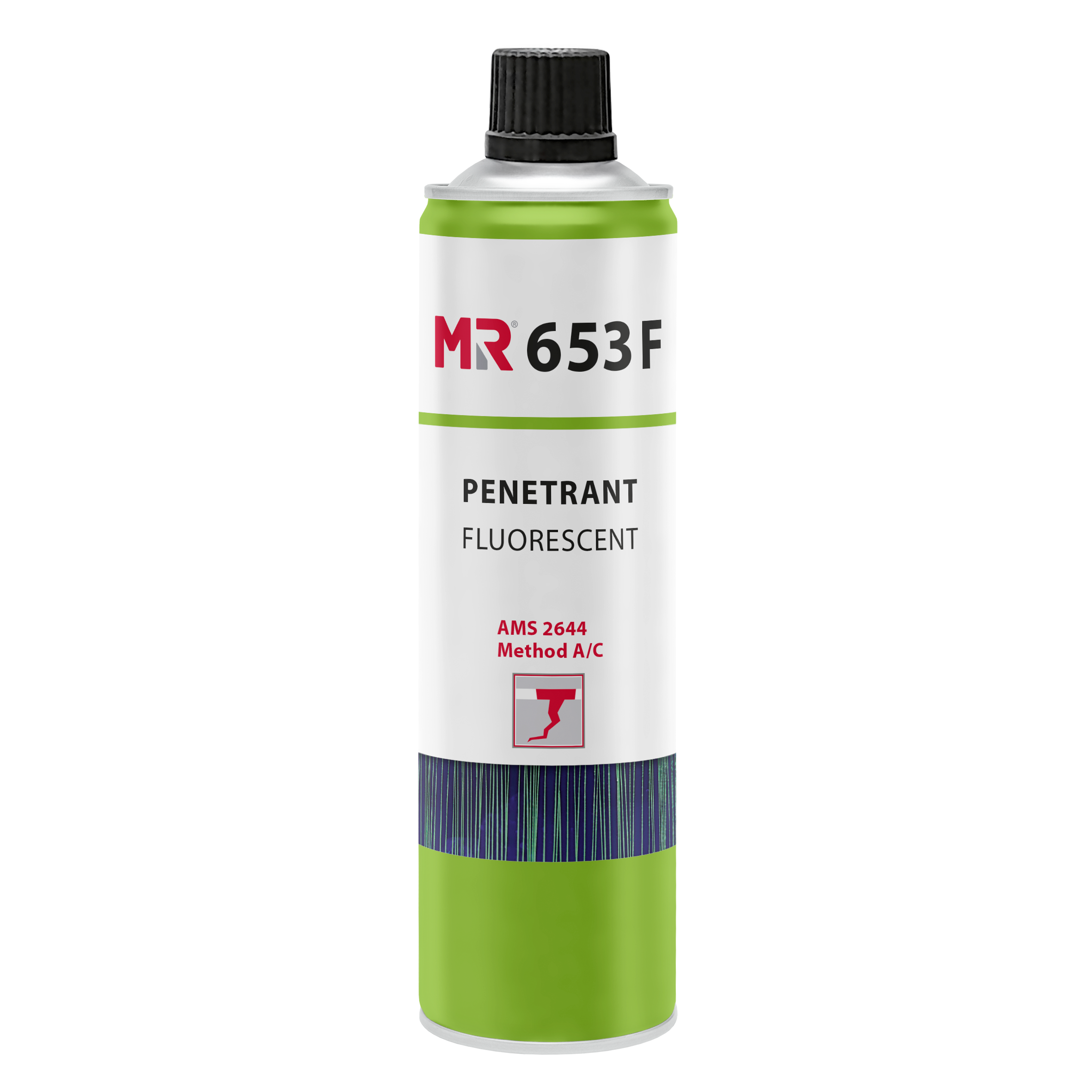 Fluorescent Penetrant Testing – Level 3 Penetrant | Solvent & Water Removable 400ml MR653F