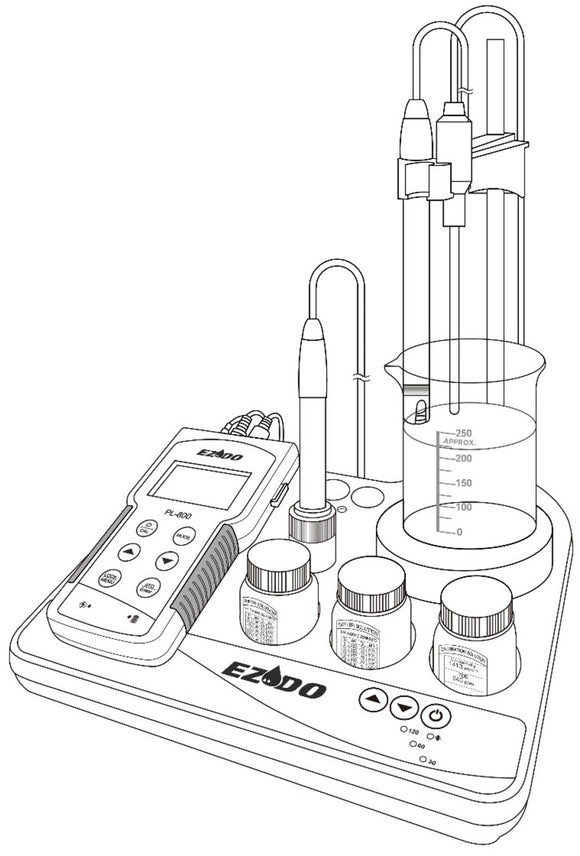 GOnDO PL-B multifunction meter base shown with compatible PL-800 meter