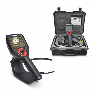 10m Endoscope Articulating 360° Industrial Videoscope Forward & Side View Inspection Camera V40-D