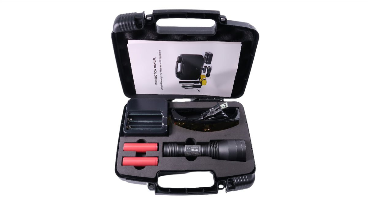 Visual Inspection Flashlight UV LED Flashlight | High-Intensity Ultraviolet Inspection Torch for NDT ...