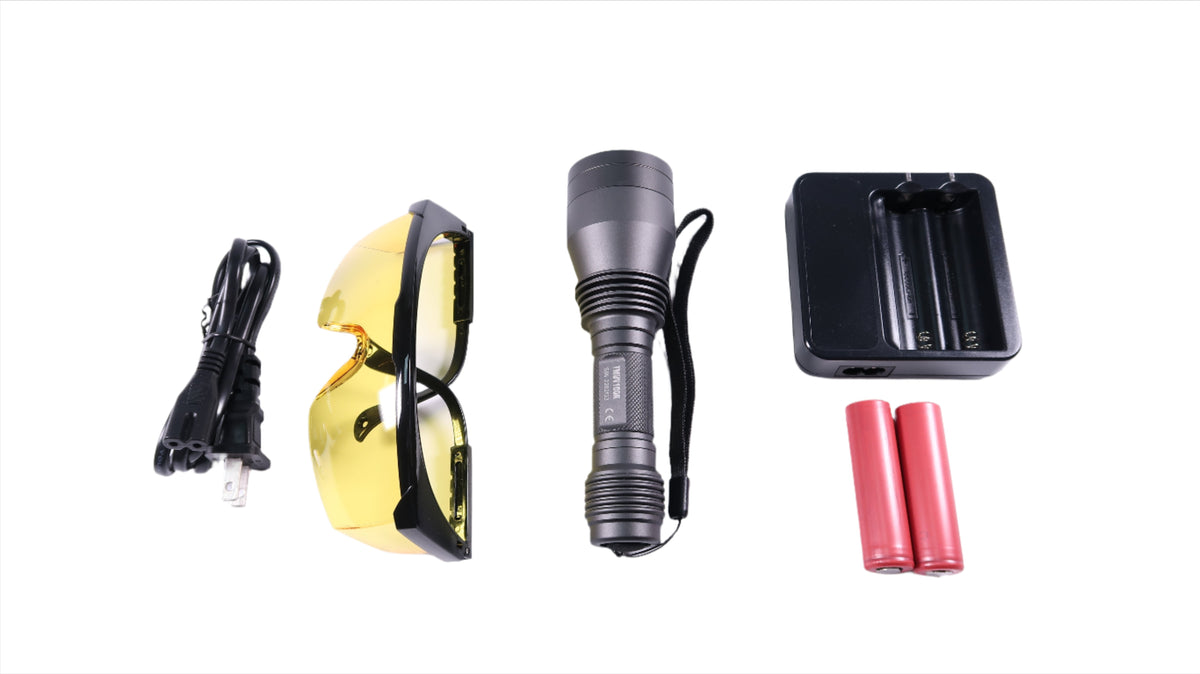 Visual Inspection Flashlight UV LED Flashlight | High-Intensity Ultraviolet Inspection Torch for NDT ...