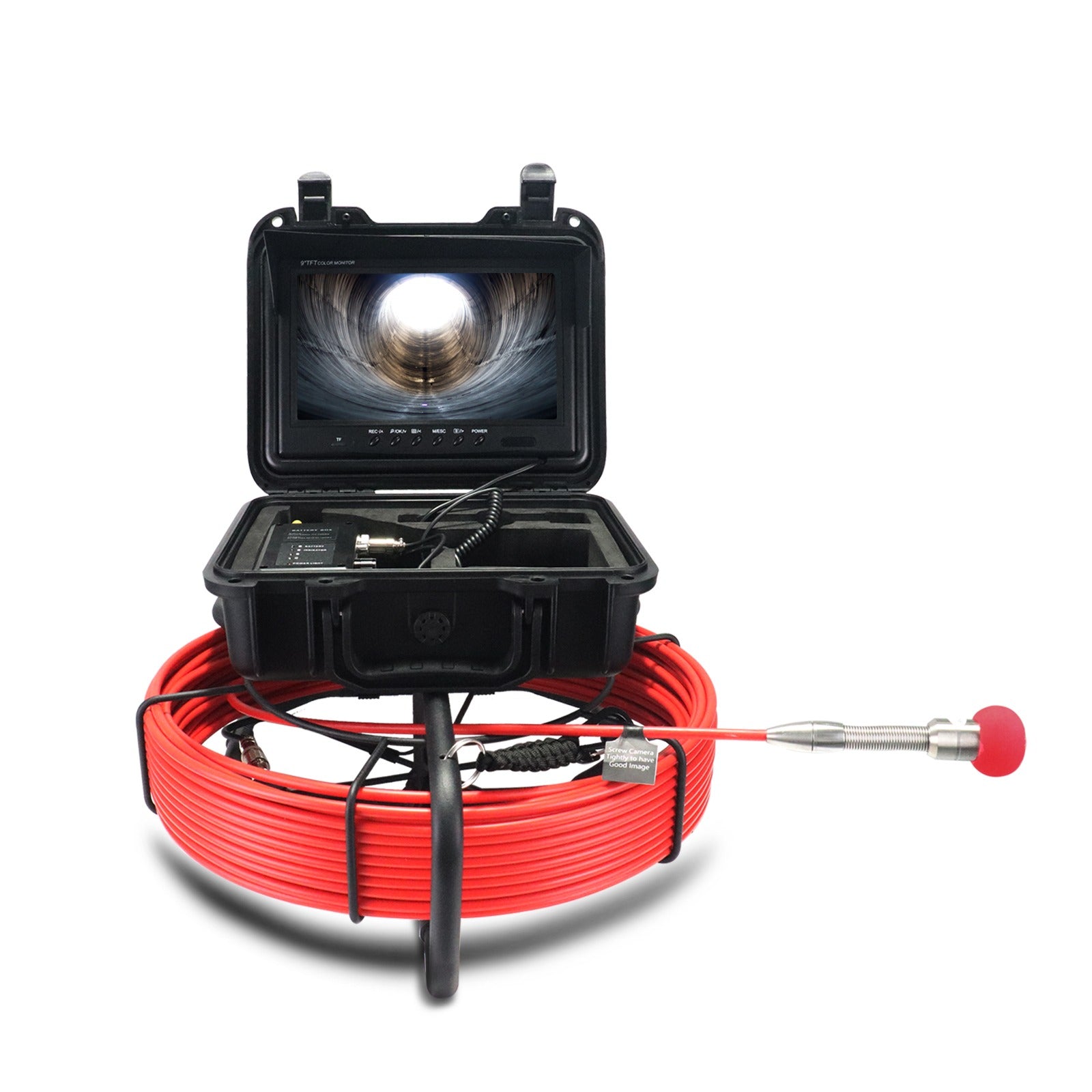 Pipe Inspection Endoscope Camera 50m 100m Cable 23mm Waterproof Lens – CR110-9DX7