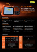 Underground Water Leak Detector for Pipelines | Acoustic Leak Locator PQ125 Series-3