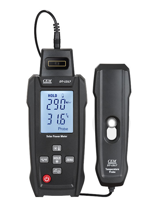 CEM DT-1317 solar irradiance meter
