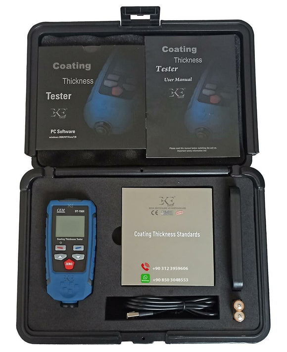 CEM DT-156H coating thickness gauge complete kit