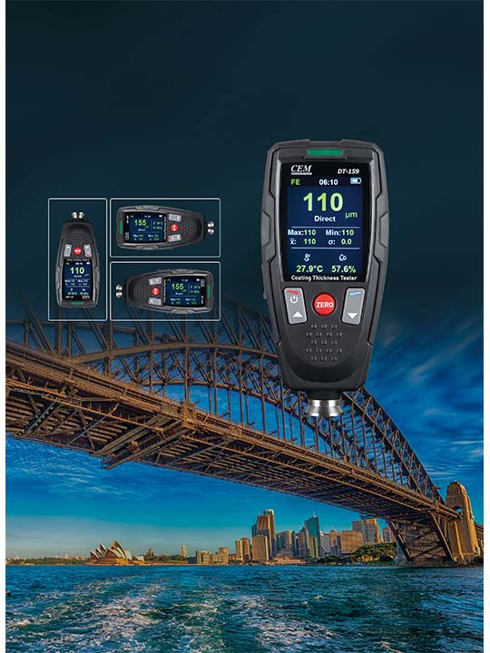 CEM DT-159 coating thickness tester kit