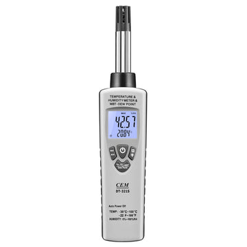 CEM DT-321S temperature and humidity meter