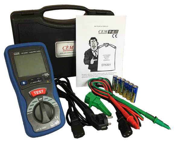 CEM DT-5301 earth resistance tester kit