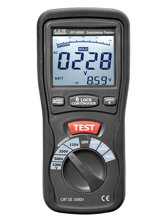 CEM DT-5505 insulation tester