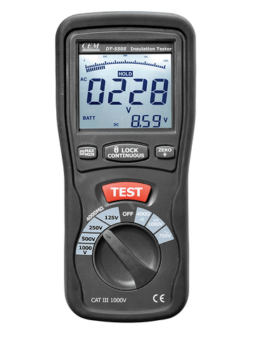 CEM DT-5505 insulation tester