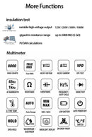 CEM DT-6505 insulation multimeter functions
