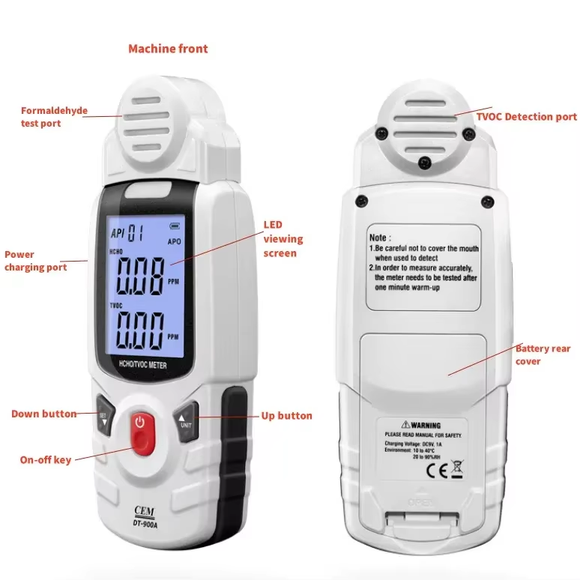 CEM DT-900A indoor air quality meter