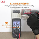 CEM DT-9515 and DT-9516 multimeter family in-use view