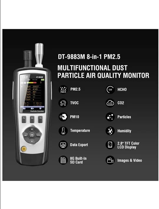 CEM DT-9880M and DT-9883M particle counter