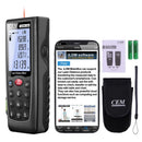 CEM iLDM-150 laser distance meter kit and mobile app