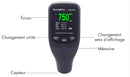 NicetyMeter CM8806FN coating thickness gauge in use