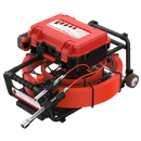 80m Dual Reel Pipe Inspection Camera 30m Inner, Sewer Camera System Self-Leveling 512Hz Sonde Compatible QY6689D-2