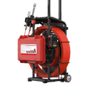 80m Dual Reel Pipe Inspection Camera 30m Inner, Sewer Camera System Self-Leveling 512Hz Sonde Compatible QY6689D-1