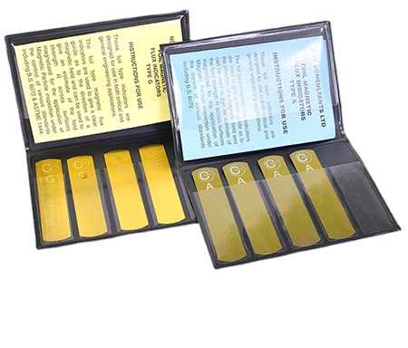 Burmah Castrol magnetic flux indicator strip pack and identification