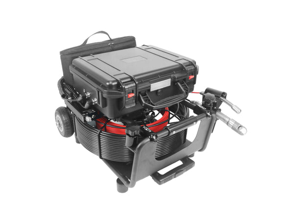 Multi-Camera Pipe Inspection Camera (Pan & Tilt + Self-Levelling) 30m/50m – TC-MC-13-50SLPT
